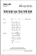 About A Girl - Piano Chords/Lyrics