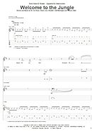 Welcome To The Jungle - Guitar TAB