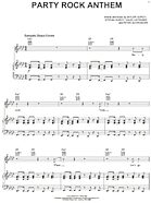 Party Rock Anthem - Piano/Vocal/Guitar