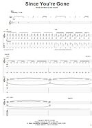 Since You're Gone - Guitar TAB