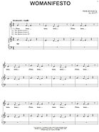 Womanifesto - Piano/Vocal/Guitar