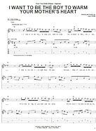 I Want To Be The Boy To Warm Your Mother's Heart - Guitar TAB