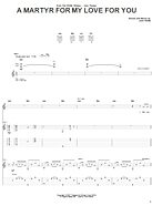 A Martyr For My Love For You - Guitar TAB