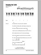 Keeping The Faith - Piano Chords/Lyrics