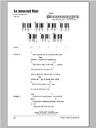 An Innocent Man - Piano Chords/Lyrics