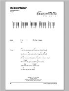 The Entertainer - Piano Chords/Lyrics