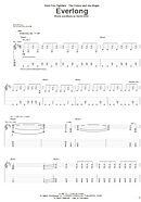 Foo Fighters My Hero Guitar Tab in E Major - Download & Print - SKU:  MN0082986