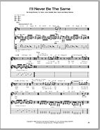 I'll Never Be The Same - Guitar TAB