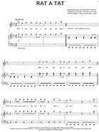Rat A Tat - Piano/Vocal/Guitar