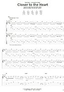 Closer To The Heart - Guitar TAB