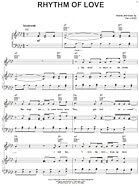 Rhythm Of Love - Piano/Vocal/Guitar