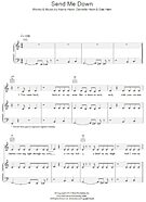 Send Me Down - Piano/Vocal/Guitar