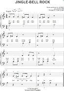 Jingle-Bell Rock - Big Note Piano