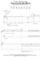 You Could Be Mine - Guitar TAB