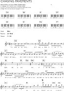 Chasing Pavements - Piano Chords/Lyrics