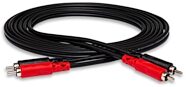 Hosa CRA-200 Nickel-Plated Dual Cable (Dual RCA to Dual RCA)