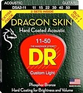 DR Strings Dragonskin Clear-Coated Acoustic Guitar Strings