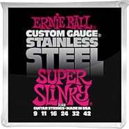 Ernie Ball Super Slinky Stainless Steel Electric Guitar Strings