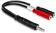 Hosa YMM-261 Stereo Breakout 1/8" Male to Dual 1/8" TS Female Cable