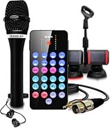Icon LivePod Plus Vocal Effects Processor for Live Streaming Bundle with Microphone