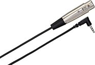 Hosa Female XLR to Angled 1/8" Stereo Cable