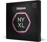 D'Addario Long Scale Nickel Wound Electric Bass Strings, 5-String