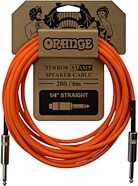 Orange Terror Stamp Straight/Straight Speaker Cable