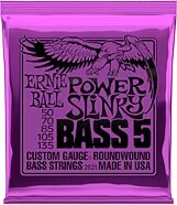 Ernie Ball Power Slinky Nickel Wound 5-String Electric Bass Strings
