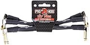 Pig Hog Lil Pigs Pedal Patch Cables, 4-Pack