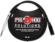Pig Hog XLR (Male) to 1/4" TRS (Male) Adaptor Cable