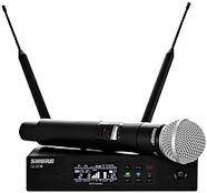 Shure QLXD24/SM58 Wireless System with SM58 Handheld Microphone Transmitter
