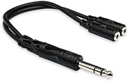 Hosa YMP-234 Male TRS 1/4" to Dual Female TRS 1/8" (3.5mm) Y-Cable