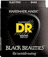 DR Strings BKB545 Black Beauties 5-String Electric Bass Strings (Medium, 45-125)