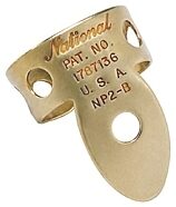 D'Addario National Brass Finger Picks, 4-Pack