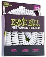Ernie Ball Coiled Instrument Cable (with One Angled End)