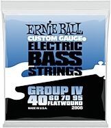 Ernie Ball P02808 Flatwound Group IV Electric Bass Strings (40-95)