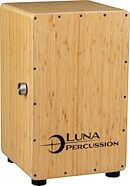 Luna Percussion Bamboo Wood Cajon (with Gig Bag)