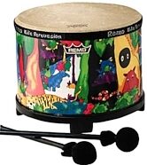 Remo Kids Percussion Floor Tom Drum with Mallet