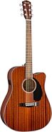 Fender CD-60SCE Dreadnought Acoustic-Electric Guitar, All-Mahogany