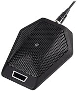 Audio-Technica U891RCb Cardioid Condenser Boundary Microphone with Local or Remote Switching (Unterminated)