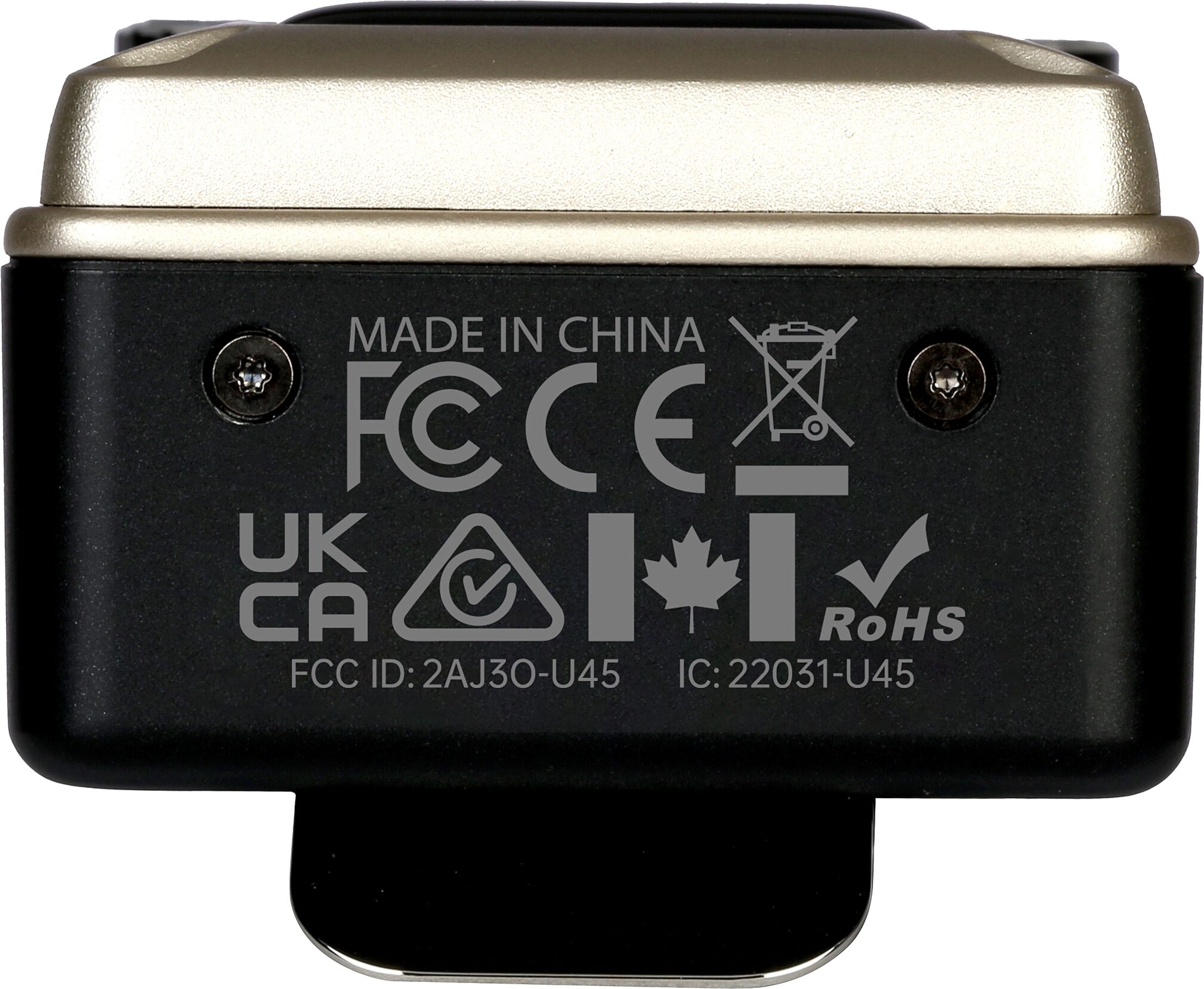 Xvive U45R 5.8GHz Wireless In-Ear Monitor System Receiver, New, Action Position Back