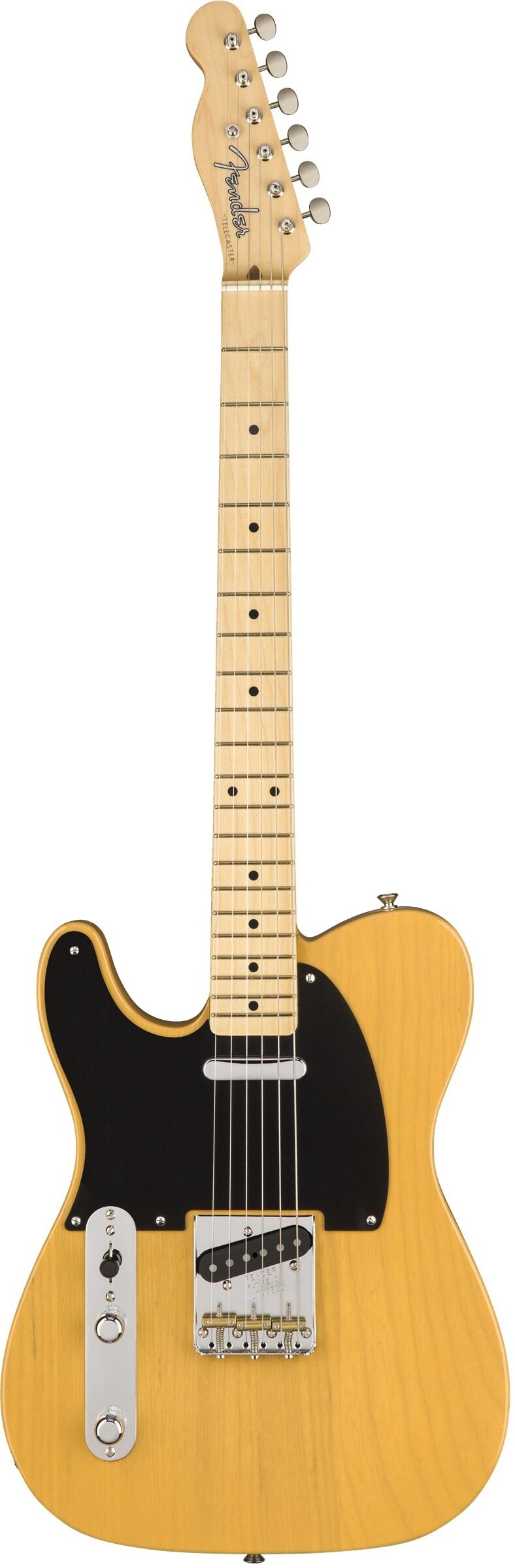 Fender American Original '50s Telecaster Electric Guitar, Left-Handed (with Case), Main