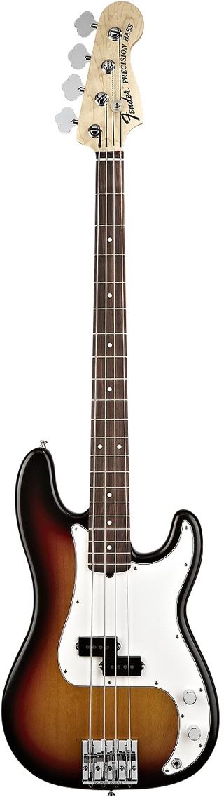 Fender Highway One Precision Electric Bass (Rosewood with Gig Bag), 3-Color Sunburst