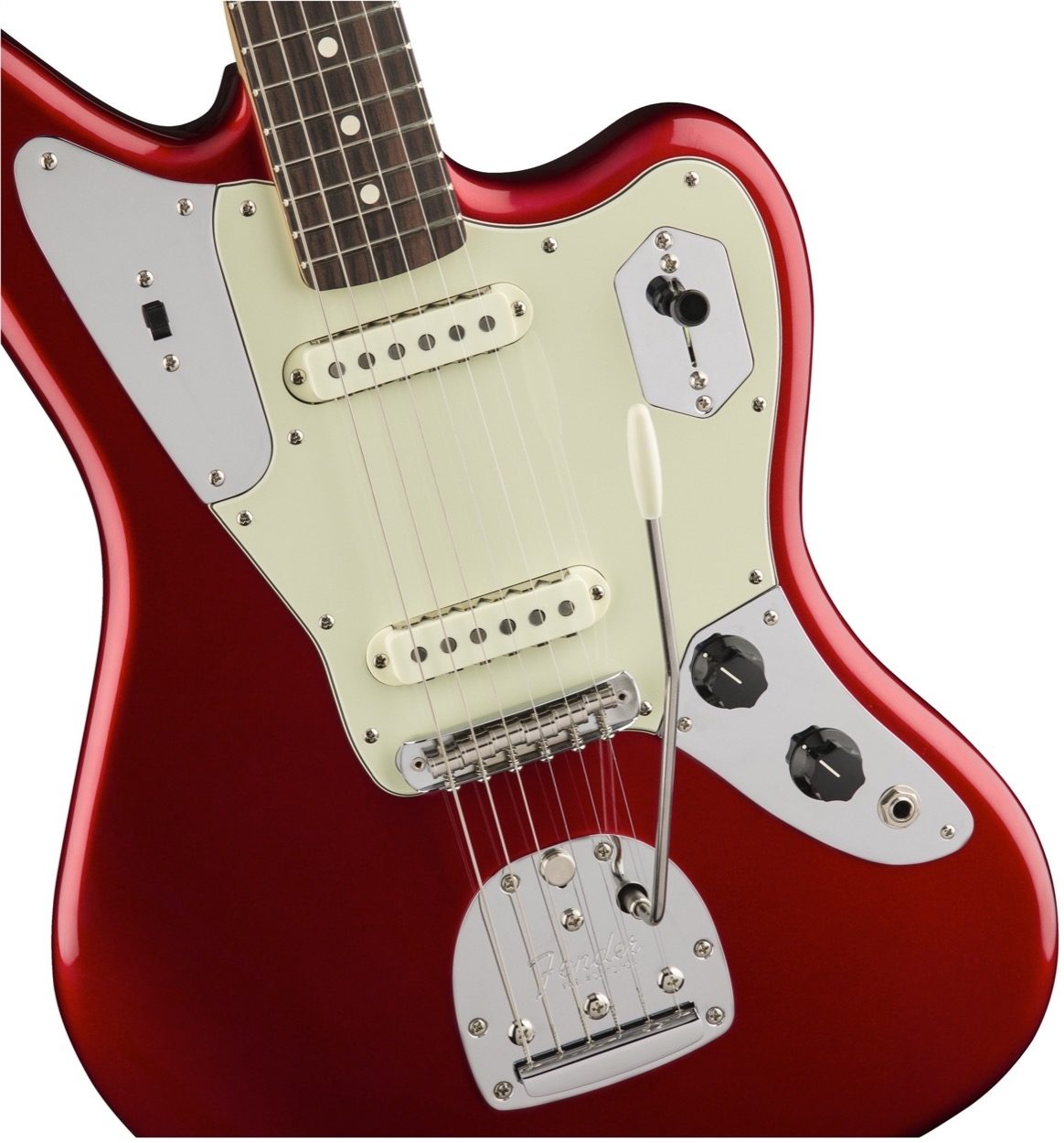 Fender American Pro Jaguar Electric Guitar, Rosewood (with Case)