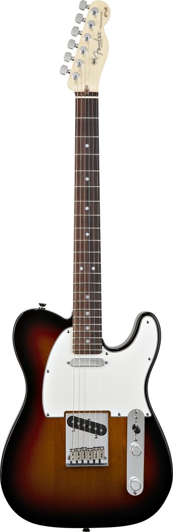 Fender 60th Anniversary Telecaster Electric Guitar (Rosewood, with Case), 3 Color Sunburst