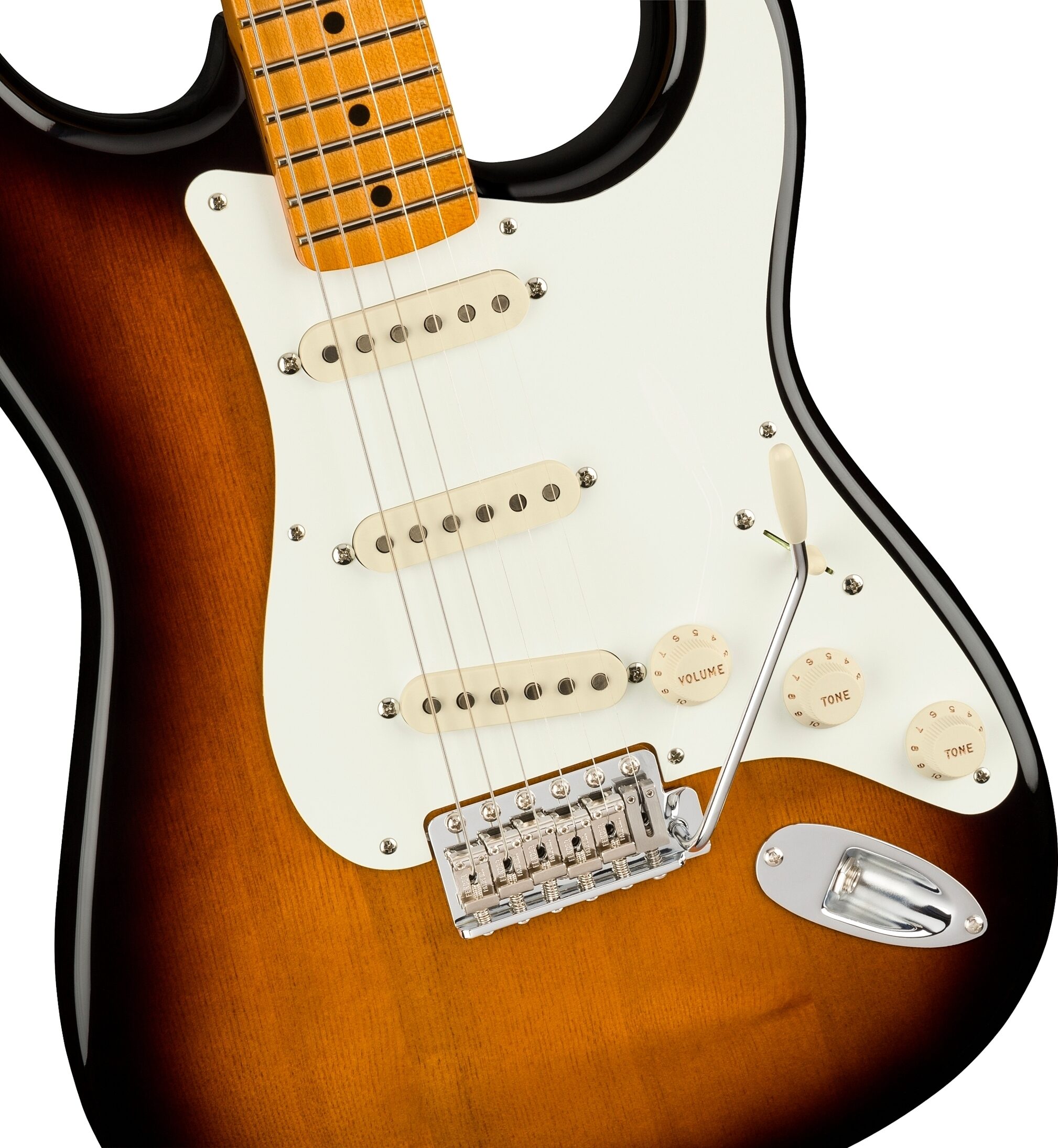 Fender Stories Eric Johnson '54 Virginia Stratocaster Electric Guitar (with Case), Action Position Back