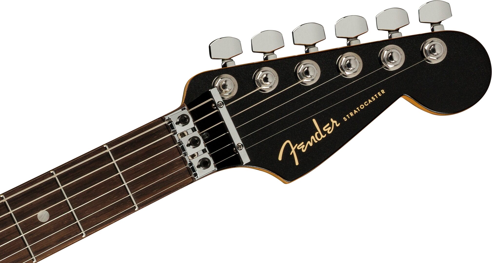 Fender American Ultra Luxe Stratocaster FR HSS Electric Guitar (with Case), Action Position Back