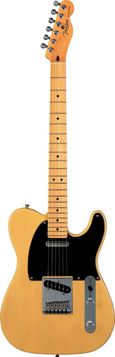 Fender American Series Ash Telecaster Electric Guitar (Maple, with Case), Honey Blonde