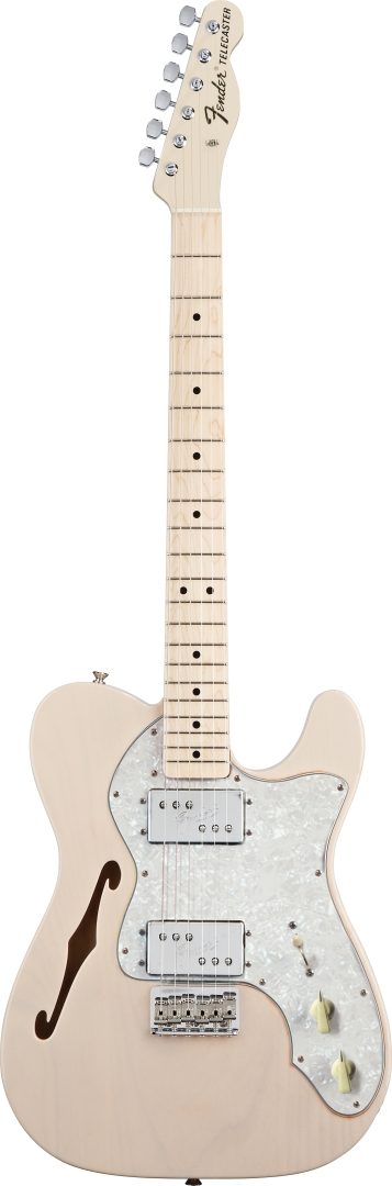 Fender '72 Special Run Telecaster Thinline Electric Guitar (with Gig Bag), Main