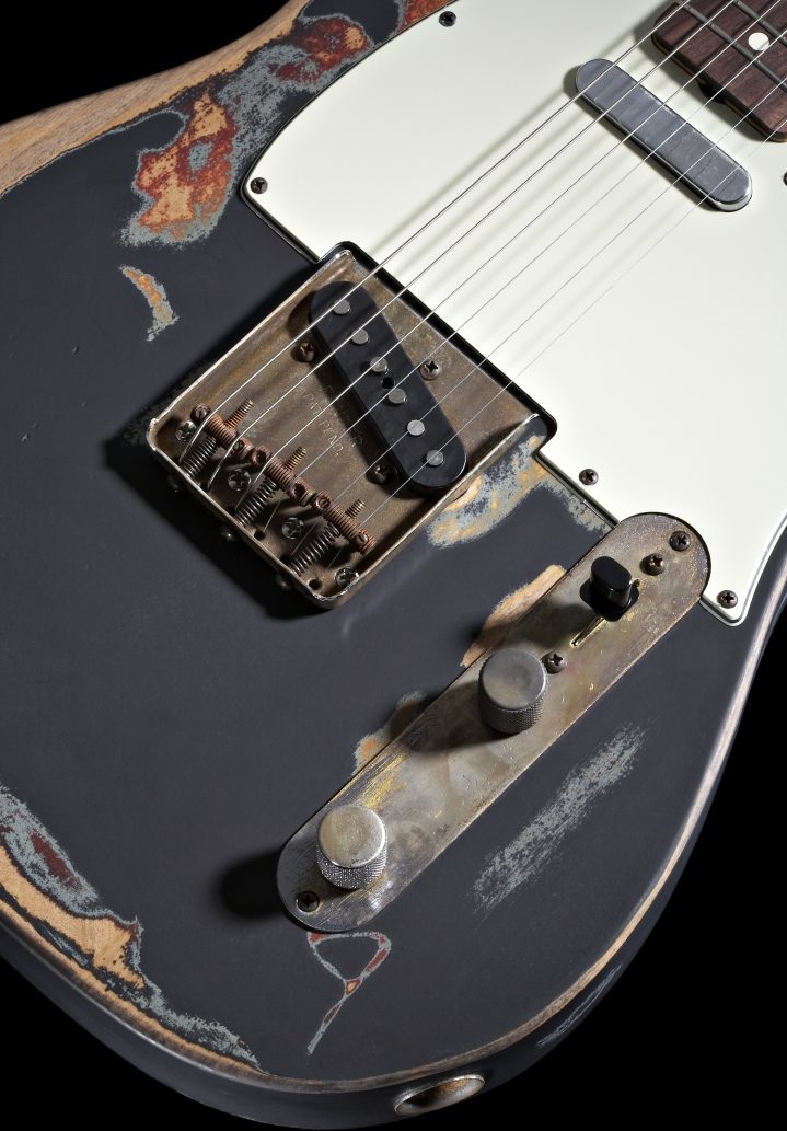 Fender Joe Strummer Signature Telecaster Electric Guitar, Body Closeup